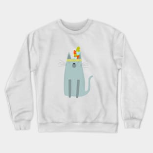 Aztec cat Crewneck Sweatshirt